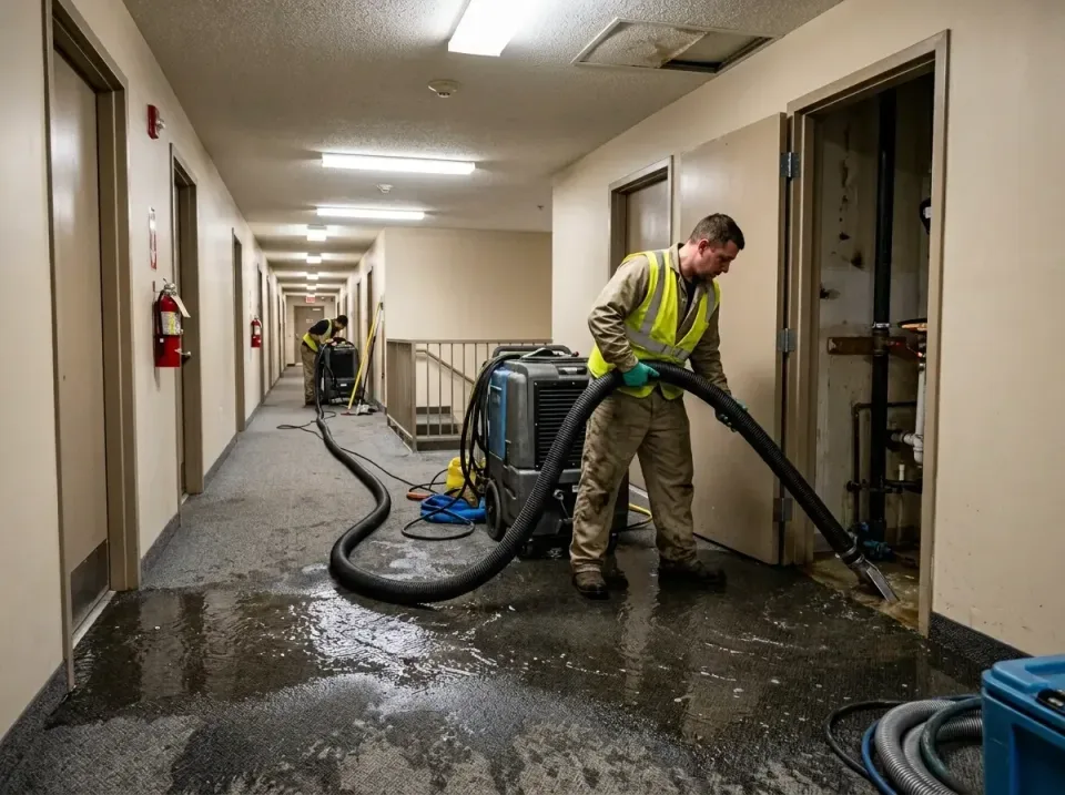 multi-unit-apartment-hallway-f-005 — frequently asked questions, Emergency Burst Pipe Water Extraction & Removal in Turners…